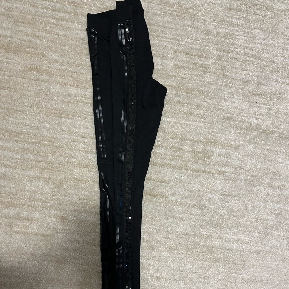 Zeza B Sequin Black Leggings